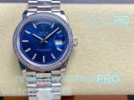 8+ Factory Blue Dial Diamond Bezel Rolex Day-Date I 2834 Watch